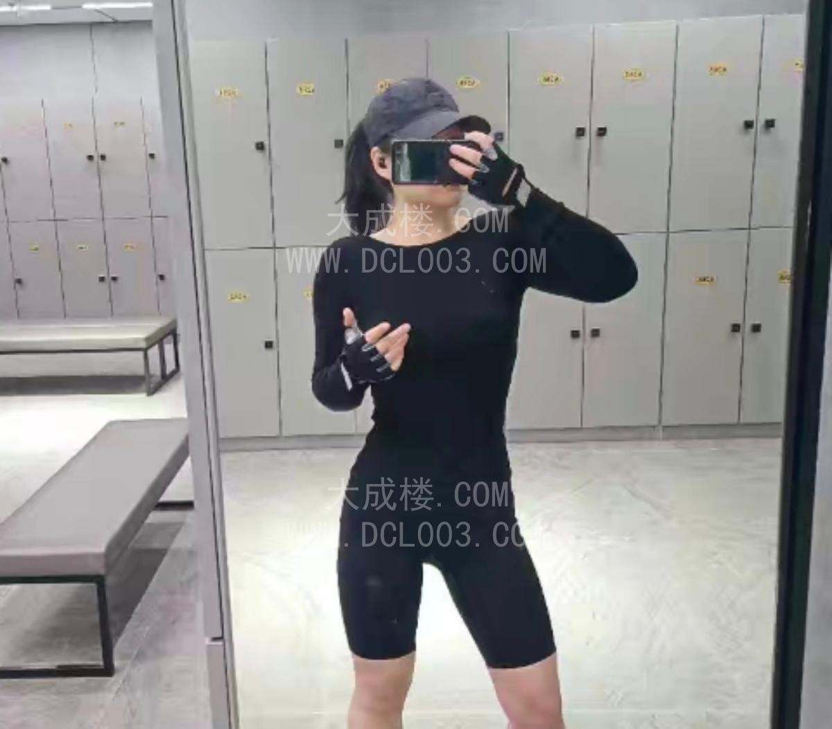 滨海健身少妇